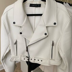 Lioness Staten Island Leather Jacket, size XS